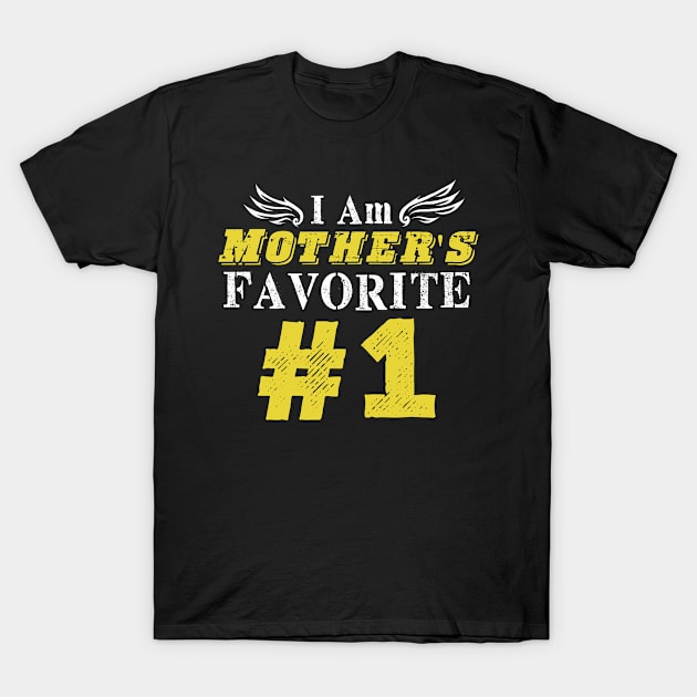 I Am Grandma's Favorite #1 T-Shirt in All Sizes Mother's T-Shirt by SkivingtonAllanss